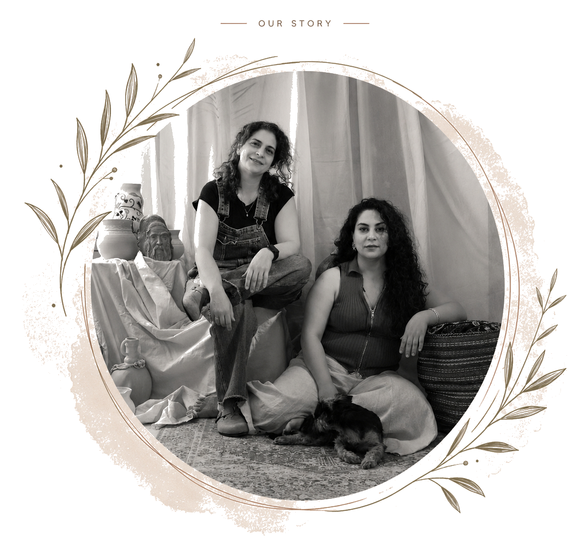 Arezoo and Sonia at Secrets of Clay
